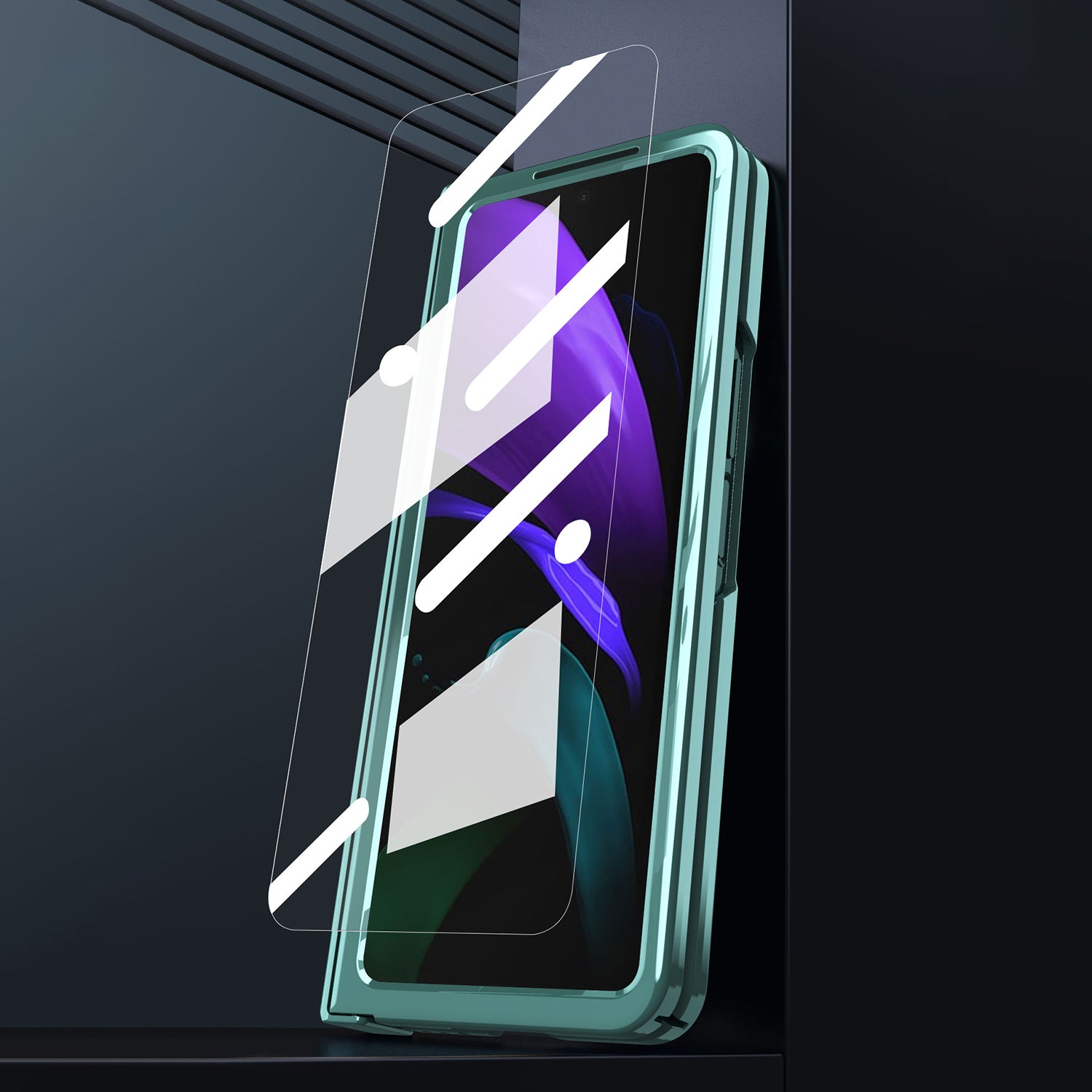 For Samsung Galaxy Z Fold2 5G Mechanical Legend Series Hinge Protection Phone Case Hard PC Electroplating Cover with Tempered Glass Film For Samsung Galaxy Z Fold2 5G Mechanical Legend Series Hinge Protection Phone Case Hard PC Electroplating Cover with Tempered Glass Film